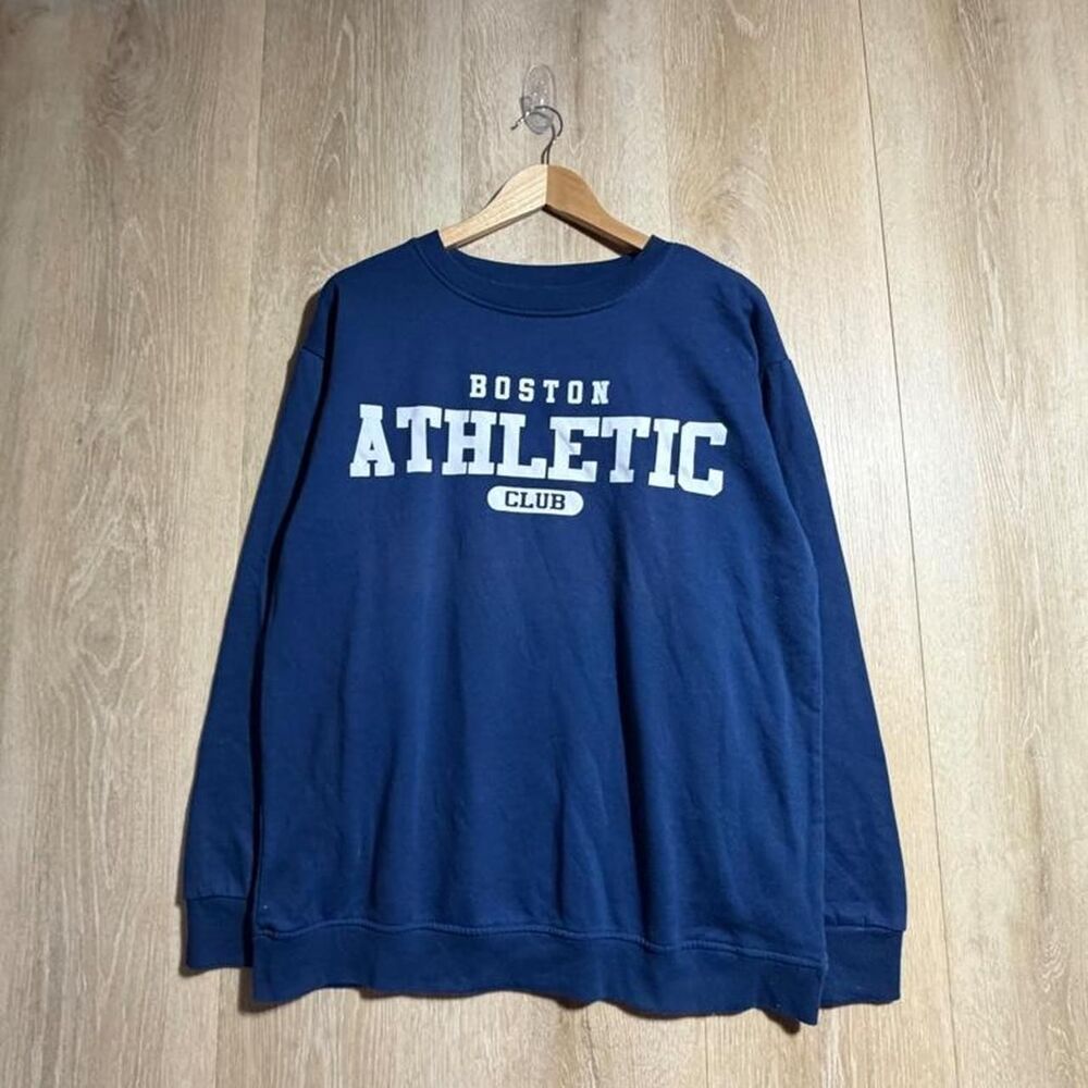 Unbranded Men's Navy and Blue Sweatshirt